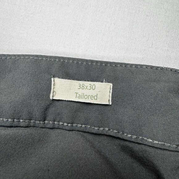 Tasc Motion Tailored Fit Green Golf Chino Bamboo Pants Mens 38x30 (38x29) - Picture 7 of 10